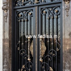 Royal Front Gate Grill Design for Contemporary Villas No-2819