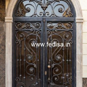Elegant Black Gate Grill Design for House Entrance No-2825