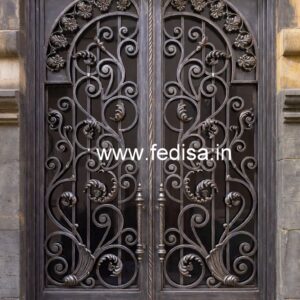 Modern CNC Gate Grill Design for Stylish Homes No-2831