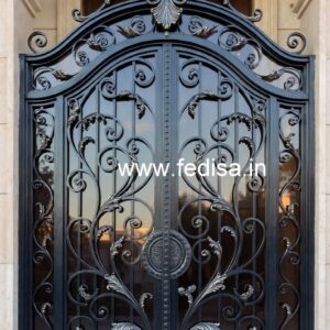 Modern Black Iron Gate Grill Design Inspiration No-2841