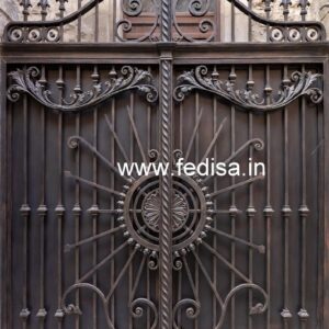 Stylish Sliding Grill Gate Design for Contemporary Homes No-2848