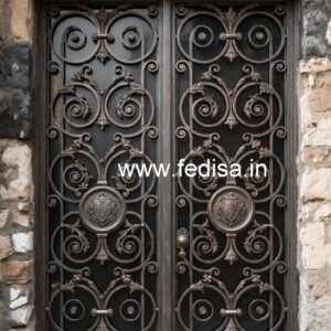 Luxury Front Elevation Gate Grill Design Inspiration No-2851
