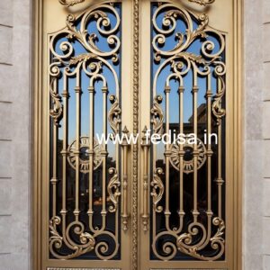 Elegant Residential Gate Grill Design for Modern Homes No-2863