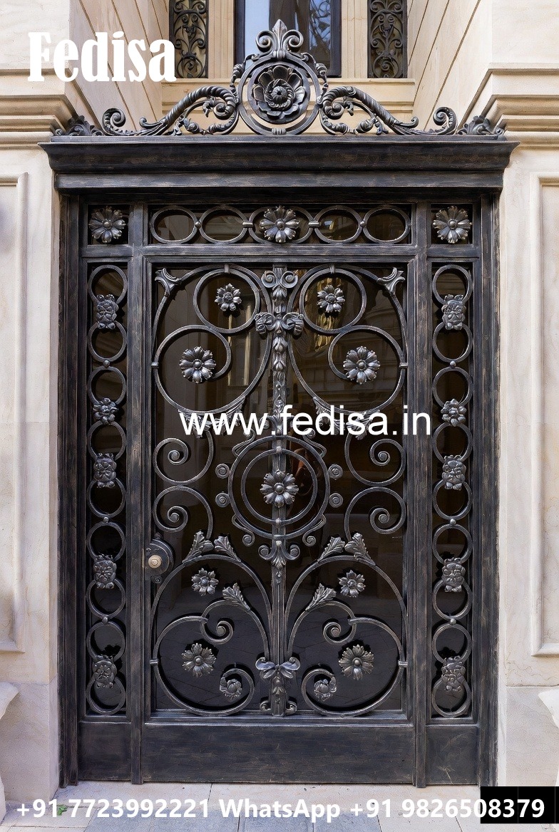 Elegant House Front Grill Gate Design for Villas No-2873