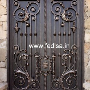 Elegant Steel Entrance Grill Gate Design No-2884