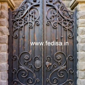 Elegant Villa Exterior Gate Grill Design No-2900