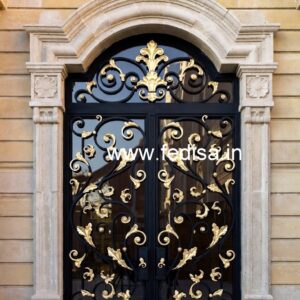 Royal Steel Gate Grill Design for Luxury Homes No-2901