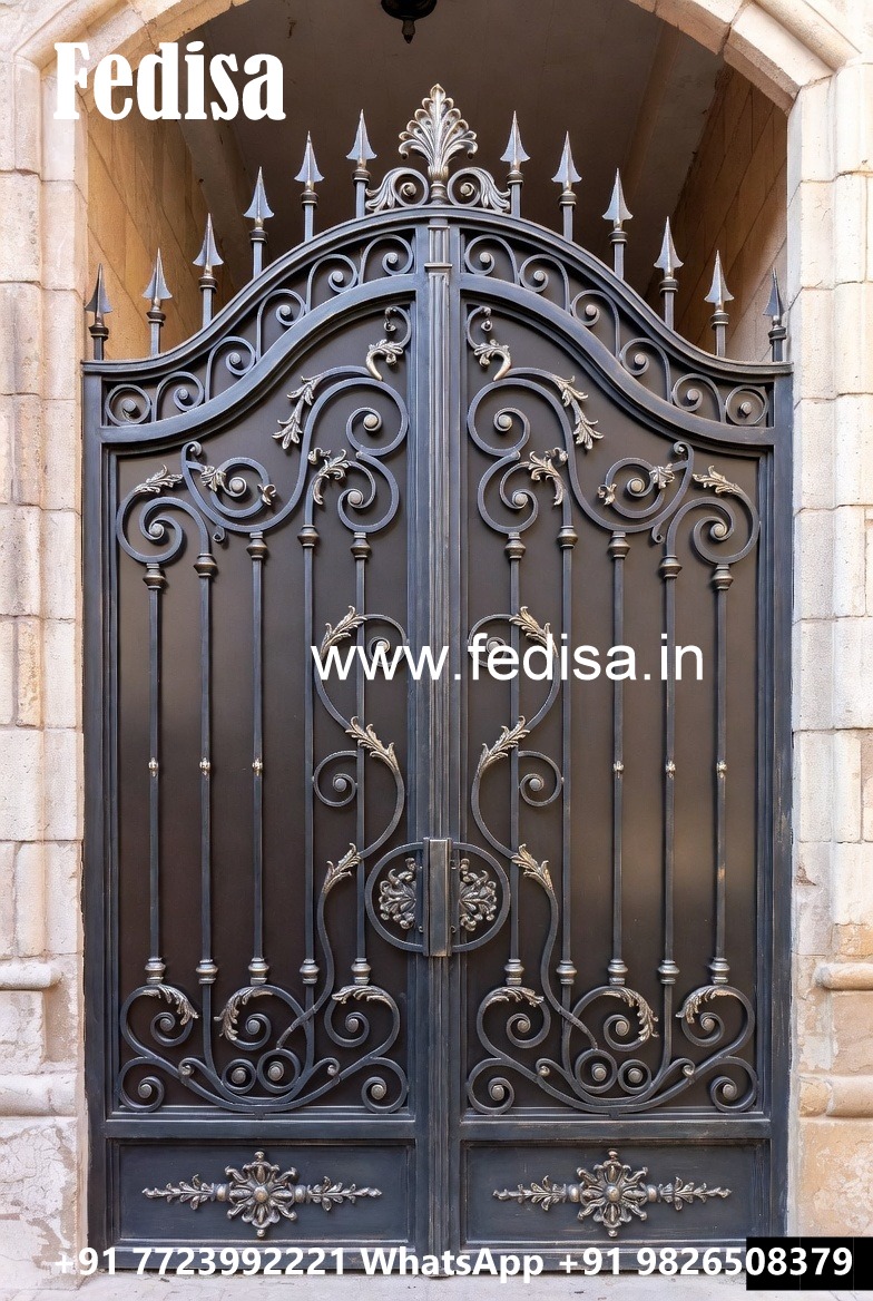 Elegant Front Entry Gate Grill Design Trends No-2939