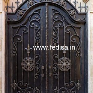 Fancy Exterior Steel Gate Grill Design Inspiration No-2945