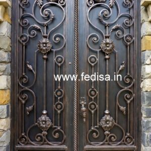 Beautiful Front Entrance Grill Gate Design No-2964