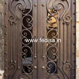 Elegant Stylish Main Entrance Gate Grill Design No-2996