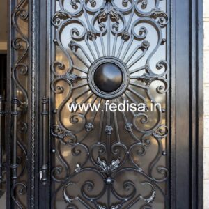 Artistic Decorative Steel Grill Gate Design Ideas No-2997