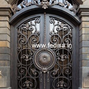 Unique Gate Grill Design Ideas for Luxury Villas No-3013