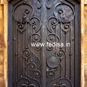 Designer Iron Gate Grill Design for Elegant Houses No-3046