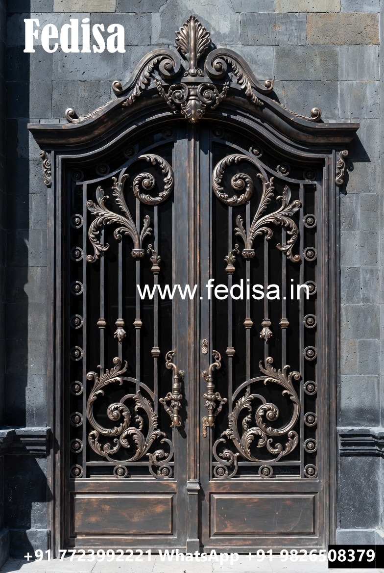 Grand Entrance Gate Grill Design for Luxury Villas No-3048