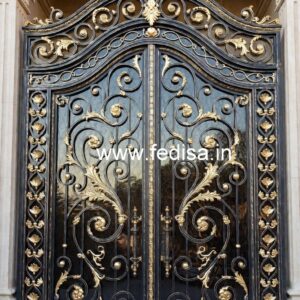 Fancy Front Gate Grill Design for Modern Homes No-3049