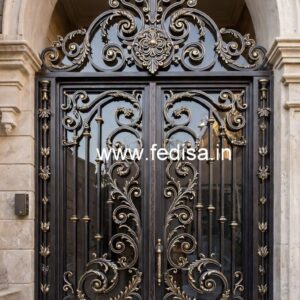 Black and Gold Gate Grill Design Inspiration No-3065