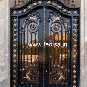 Stylish Iron Gate Grill Design with Modern Appeal No-3070