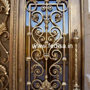 Heavy Iron Gate Grill Design for Luxury Homes No-3072