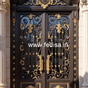 Front House Gate Grill Design with Elegant Pattern No-3073