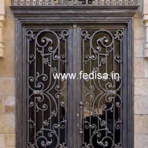 Royal House Gate Grill Design for Luxury Entrance No-3089