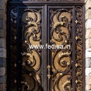 Trendy Villa Gate Grill Design for Exterior Beauty No. 3092