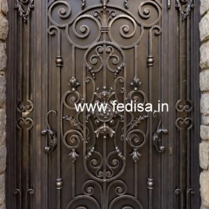 Elegant Decorative Gate Grill Design for Villas No-3095