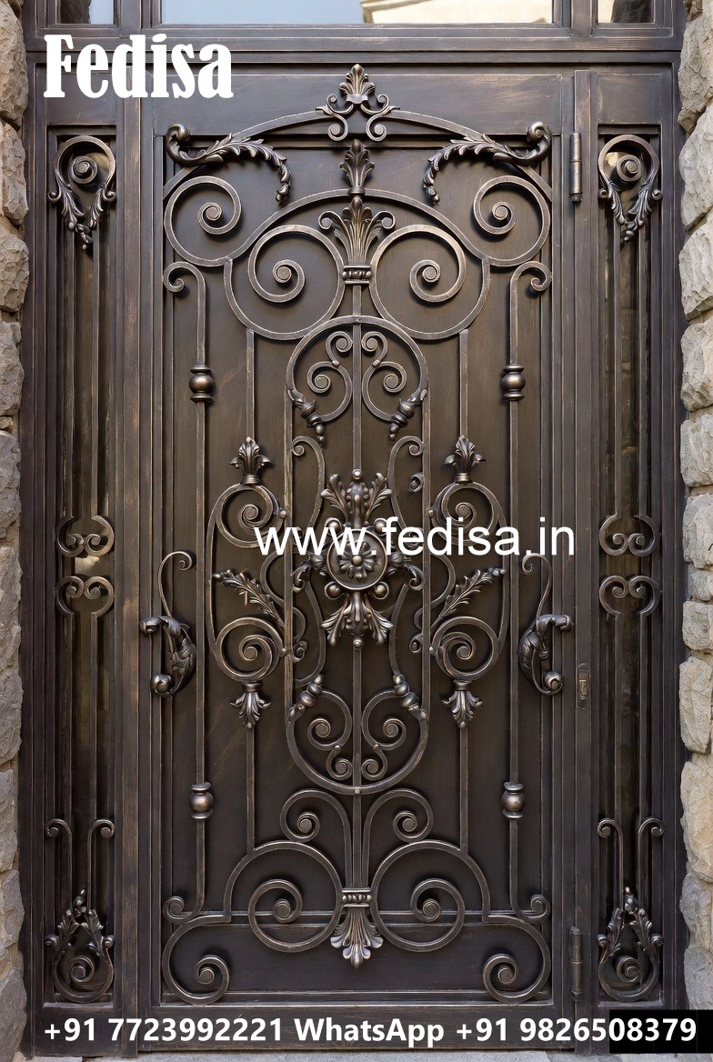 Elegant Decorative Gate Grill Design for Villas No-3095