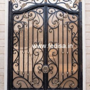 Artistic Main Gate Grill Design for Contemporary Houses No-3105
