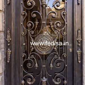 Artistic Villa Entrance Gate Grill Design Inspiration No-3128