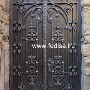 Beautiful Iron Gate Grill Design for Premium Houses No-3129