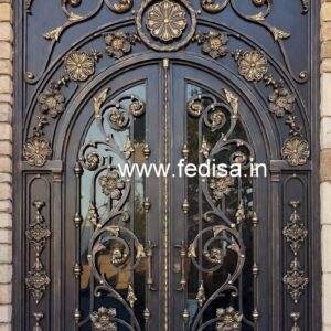 Stylish Royal Gate Grill Design for Luxury Villas No-3133