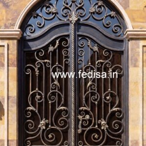 Attractive Steel Grill Gate Design for Elegant Homes No-3137