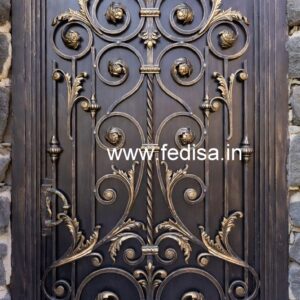 Modern Black Iron Gate Grill Design Inspiration No-3141