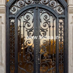 Modern Fancy Gate Grill Design for Elegant Houses No-3169