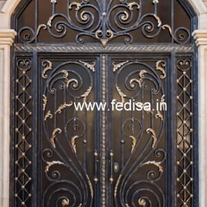 Stylish Security Grill Gate Design for Modern Entrance No-3174