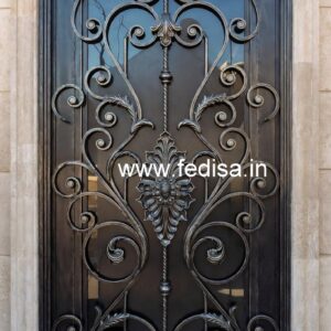 Beautiful Modern Entrance Gate Grill Design No-3190