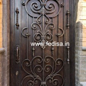 Fancy Residential Gate Grill Design for Modern Villas No-3209