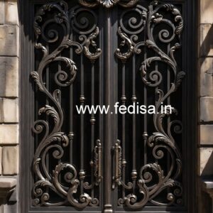 Luxury Decorative Iron Grill Gate Design No-3211
