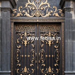 Elegant Iron Grill Gate Design for Contemporary Homes No-3221