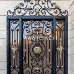 Luxury Geometric Gate Grill Design for House Fronts No-3223