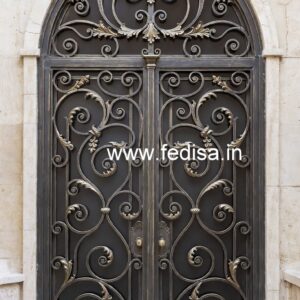 Fancy Decorative Iron Grill Gate Design No-3258