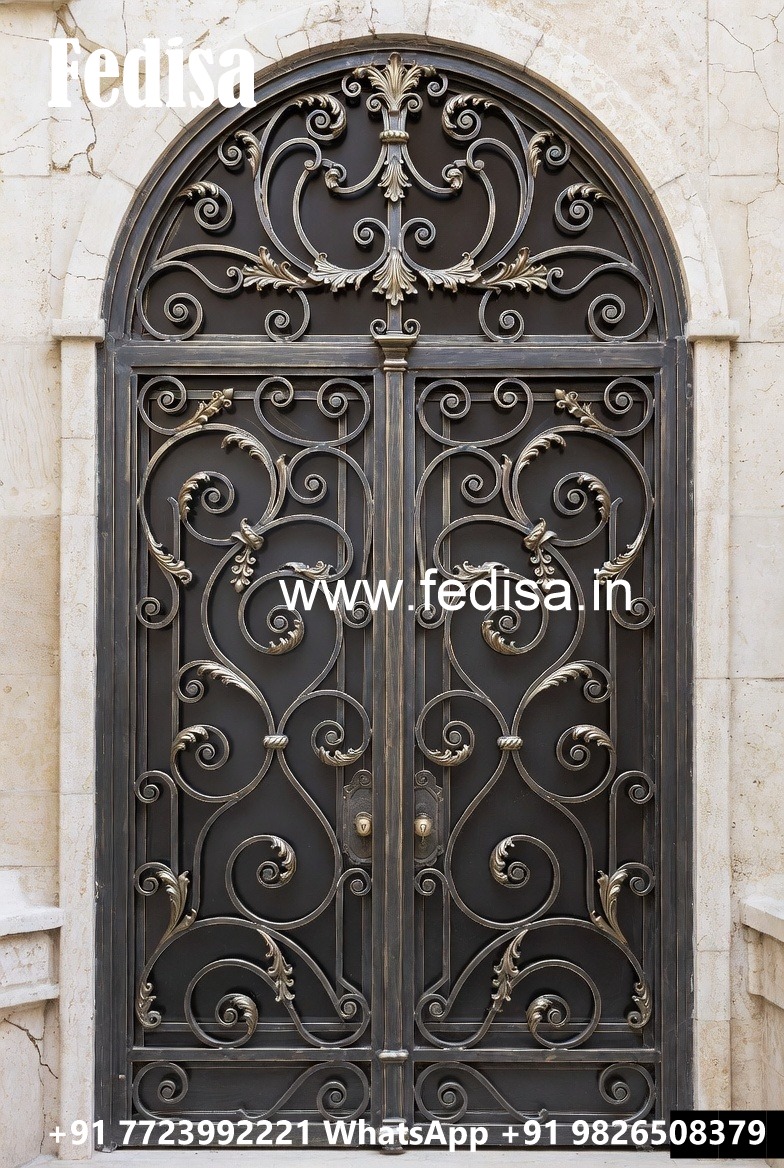 Fancy Decorative Iron Grill Gate Design No-3258