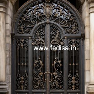 Modern Exterior Steel Grill Gate Design No-3283