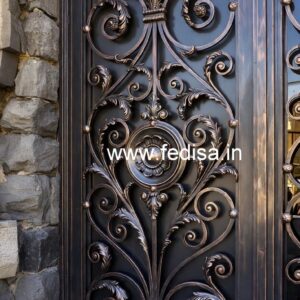 Attractive Artistic Main Gate Grill Design No-3285