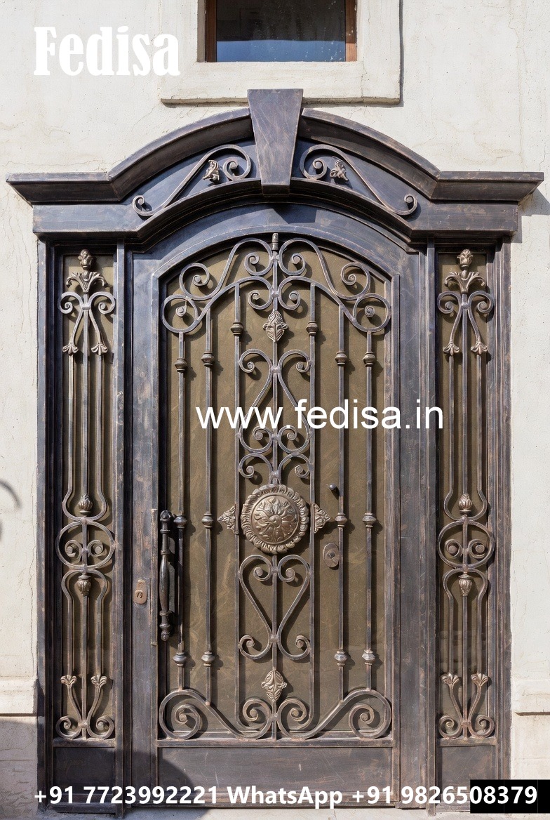 Artistic Elegant Gate Grill Design for Modern Homes No-3291
