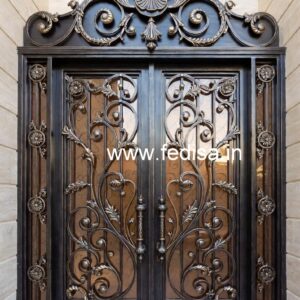 Stylish House Exterior Grill Gate Design Inspiration No-3292