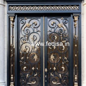 Elegant Steel Gate Grill Design for Main Entrance No-3304