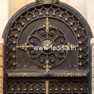 Beautiful Front Gate Grill Design for Indian Homes No-3308