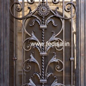 Designer Iron Gate Grill Design for Elegant Houses No-3346
